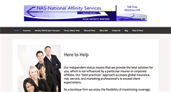 Desktop Screenshot of nationalaffinity.net